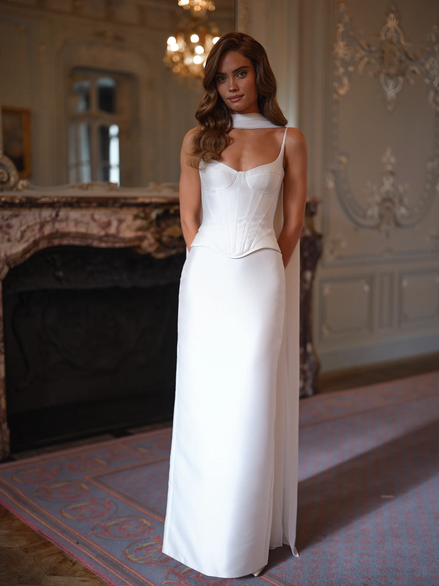 PENELOPE DOUBLE SATIN GOWN - Image 4