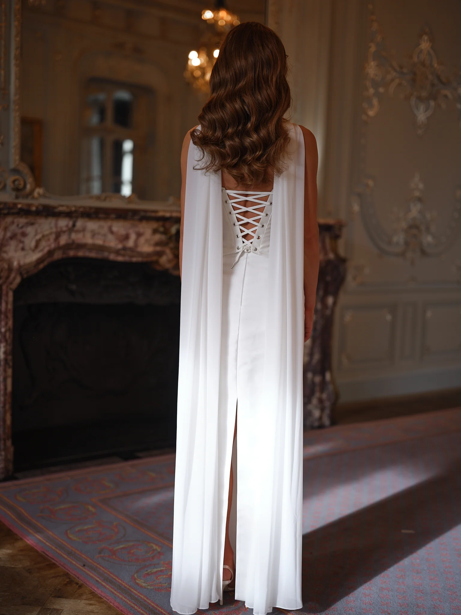 PENELOPE DOUBLE SATIN GOWN - Image 6