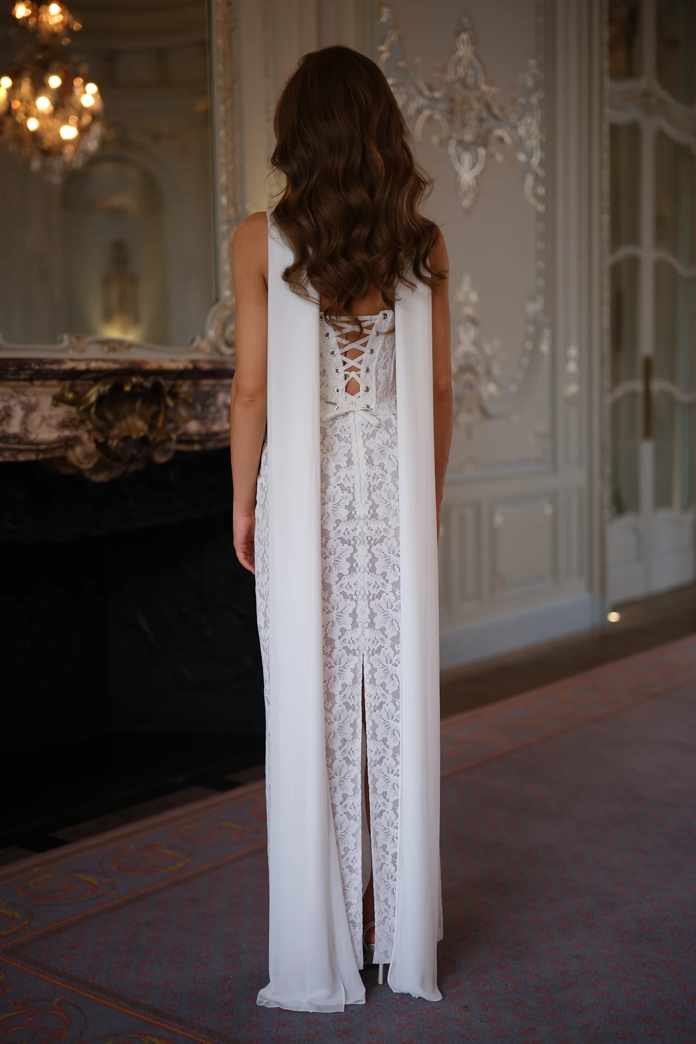 PENELOPE LACE GOWN - Image 9